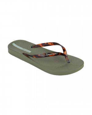 Ipanema Ana Connect Flip Flops Dam Gröna | CVYMHA283