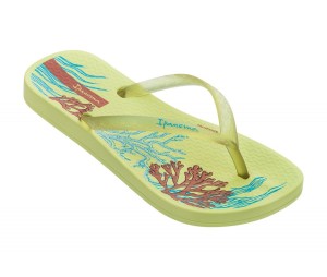 Ipanema Ana Glossy Flip Flops Barn Gula Rosa | GOKUYI671