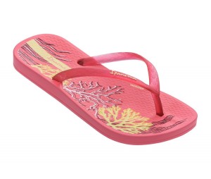 Ipanema Ana Glossy Flip Flops Barn Rosa Rosa Beige | CMPZNX685