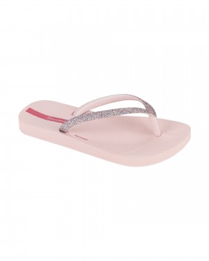 Ipanema Ana Sparkle Flip Flops Barn Ljusrosa Rosa | NKBIMR943