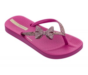 Ipanema Ana Sparkle Flip Flops Barn Mörkrosa | WNMQSP816
