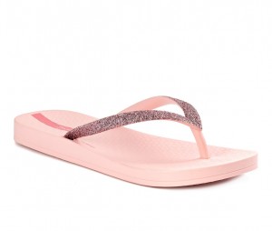 Ipanema Ana Sparkle Flip Flops Barn Rosa Ljusrosa | HRVDBO617