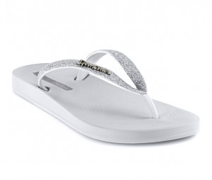 Ipanema Ana Sparkle Flip Flops Dam Vita Silver | CRISAB368
