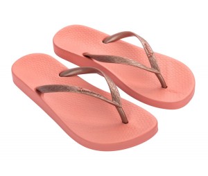 Ipanema Ana Tan Flip Flops Dam Orange Rosa | XFVIZM875