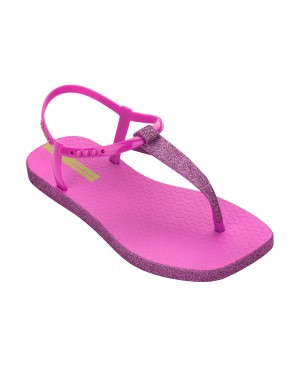 Ipanema Class Edge Glow Sandaler Dam Rosa Rosa | ZWDJPR613