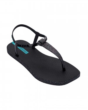 Ipanema Class Edge Glow Sandaler Dam Svarta Svarta | JXIOCT402