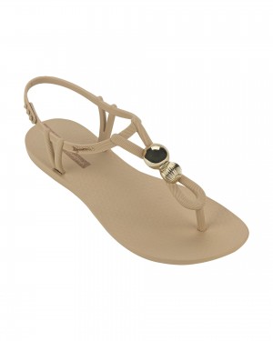 Ipanema Class Spheres Sandaler Dam Beige Guld | ZMNFCS931