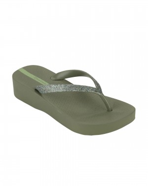 Ipanema Mesh Chic Flip Flops Dam Gröna | SQRDHC236