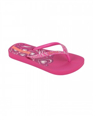 Ipanema Nostalgic Hearts Flip Flops Barn Rosa Rosa | IVSPCM024