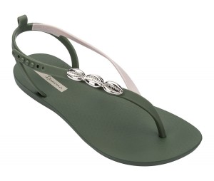 Ipanema Salty Sandaler Dam Gröna Beige Silver | NLODJP609