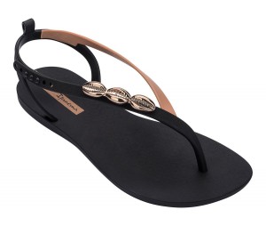 Ipanema Salty Sandaler Dam Svarta Beige Bruna | BHDQNT867