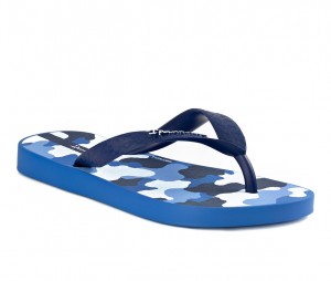 Ipanema Temas Flip Flops Barn Blå Blå | YEDVRK870