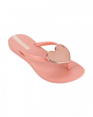 Ipanema Wave Heart Flip Flops Barn Rosa Rosa Rosa | TOFSMA720