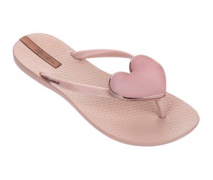 Ipanema Wave Heart Flip Flops Dam Rosa Rosa | CEOPVM587